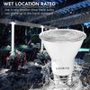 Luxrite PAR20 LED Light Bulbs 7W (50W Equivalent) 500LM 5000K Bright White Dimmable E26 Base 12-Pack LR31604-12PC